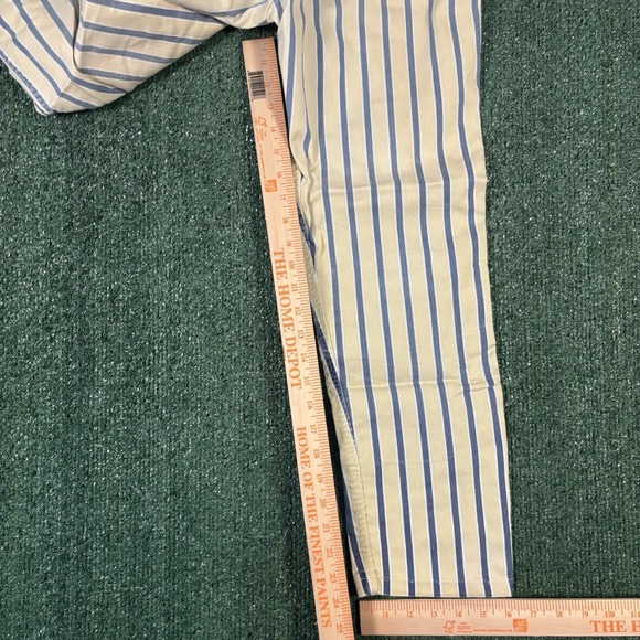 Wrangler Vintage Pinstriped Yellow Western Jeans 26X24 Damaged Zipper - Picture 8 of 8